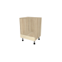 MEUBLE DE CUISINE BAS FOUR , CASABLANCA , BEIGE BRILLANT , L 60 cm x H 72 cm x P 56 cm
