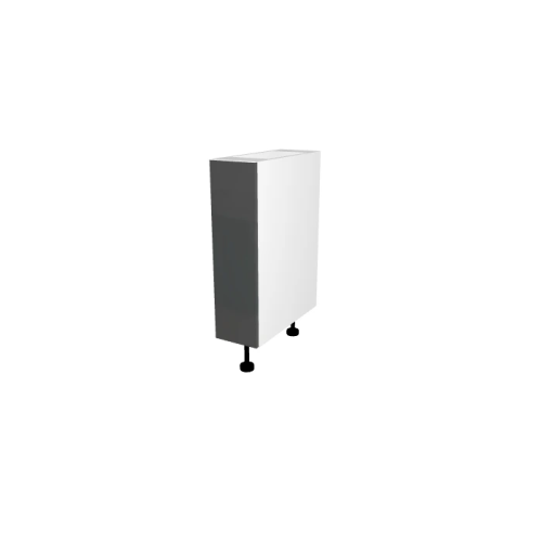 MEUBLE DE CUISINE BAS A ÉPICE , STELLA , GRIS BRILLANT , L 20 cm x H 72 cm x P 56 cm