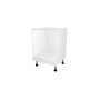 MEUBLE DE CUISINE BAS FOUR , ROMA , BLANC BRILLANT , L 60 cm x H 72 cm x P 56 cm