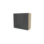 MEUBLE DE CUISINE HAUT , STELLA , GRIS BRILLANT , L 80 cm x H 72 cm x P 30 cm