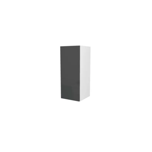 MEUBLE DE CUISINE HAUT , STELLA , GRIS BRILLANT , L 30 cm x H 72 cm x P 30 cm