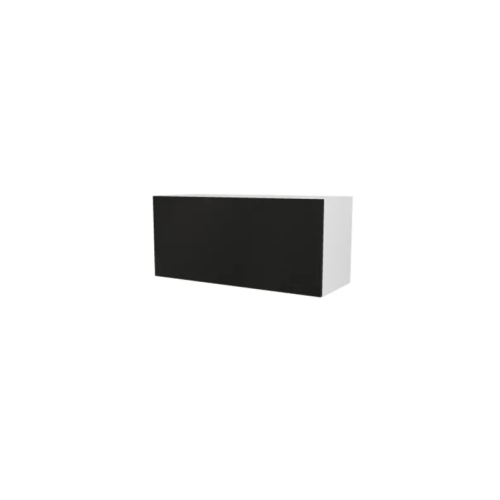 MEUBLE DE CUISINE HAUT ABATTANT , BELGRADE , NOIR MAT , L 80 cm x H 36 cm x P 30 cm