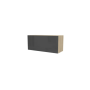 MEUBLE DE CUISINE HAUT ABATTANT , STELLA , GRIS BRILLANT , L 80 cm x H 36 cm x P 30 cm