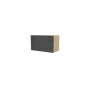 MEUBLE DE CUISINE HAUT ABATTANT , STELLA , GRIS BRILLANT , L 60 cm x H 36 cm x P 30 cm