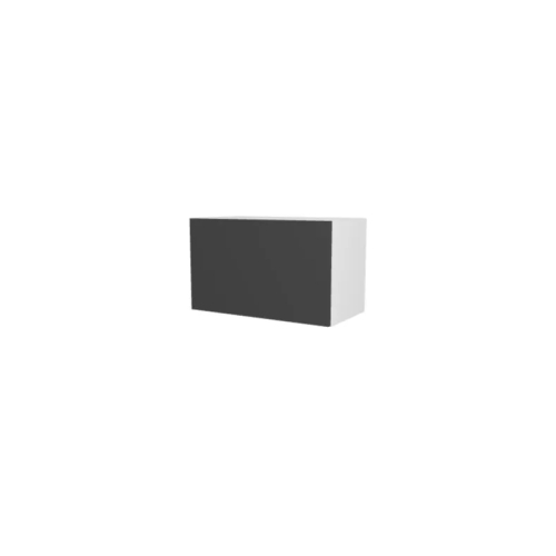MEUBLE DE CUISINE HAUT ABATTANT , BODRUM , GRIS MAT , L 60 cm x H 36 cm x P 30 cm