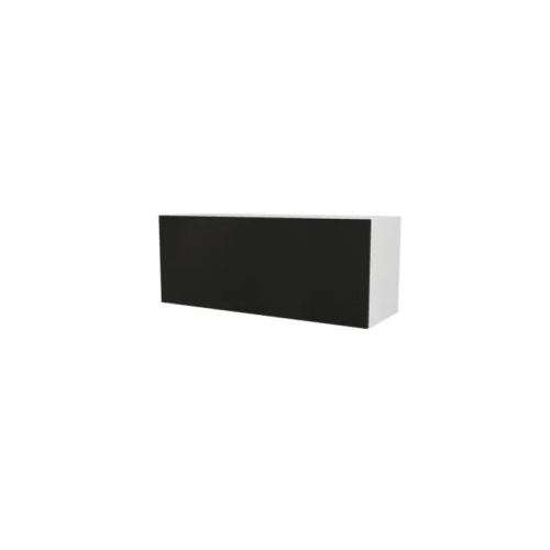 MEUBLE DE CUISINE HAUT ABATTANT , BELGRADE , NOIR MAT , L 90 cm x H 36 cm x P 30 cm