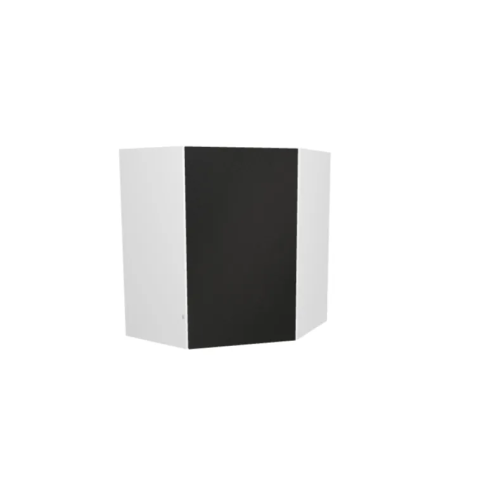 MEUBLE DE CUISINE ANGLE HAUT , BELGRADE , NOIR MAT , L 60 cm x H 72 cm x P 30 cm