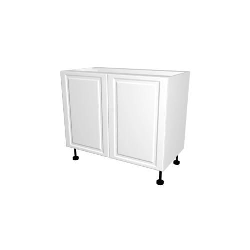 MEUBLE DE CUISINE BAS A PORTE , PARIS , BLANC MAT , L 100 cm x H 72 cm x P 56 cm