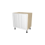 MEUBLE DE CUISINE BAS A PORTE , PARIS , BLANC MAT , L 80 cm x H 72 cm x P 56 cm