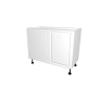 MEUBLE DE CUISINE ANGLE , PARIS , BLANC MAT , L 110 cm x H 72 cm x P 56 cm