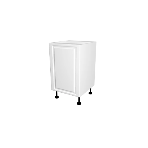 MEUBLE DE CUISINE SOUS ÉVIER , PARIS , BLANC MAT , L 50 cm x H 72 cm x P 56 cm