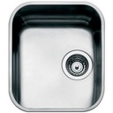 SMEG Evier inox rectangulaire de 34 cm à sous encastrer - gr.crépine - syphon Smeg