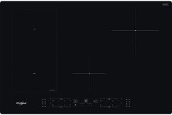 WHIRLPOOL Taque Vitro Induction 77cm, 4 zones, sans cadre, FlexiCook, Timer, noir Whirlpool