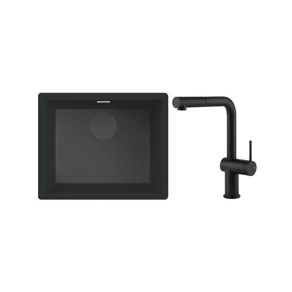 GESSI Pack vier + mitigeur PACKINEDITONOIR