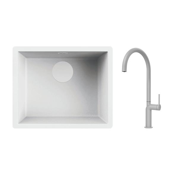 GESSI Pack vier + mitigeur PACKSTELOBLANC