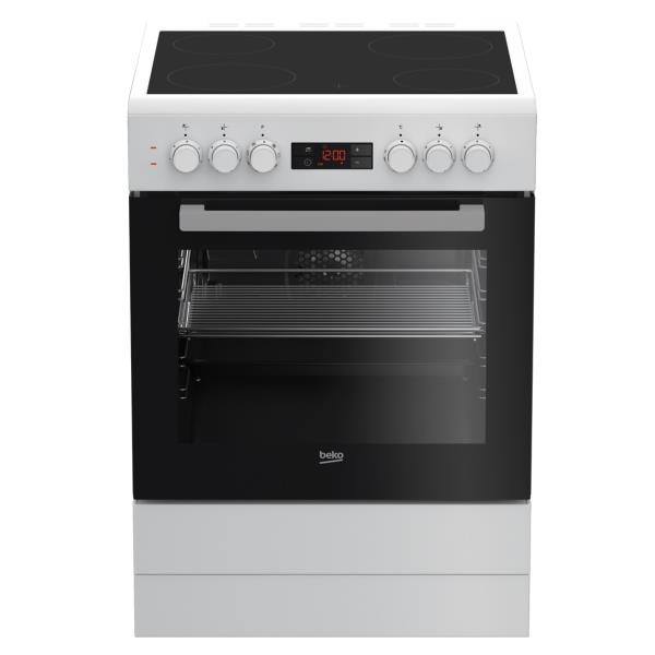 BEKO Cuisini�re vitroc�ramique - FSE67300WCS