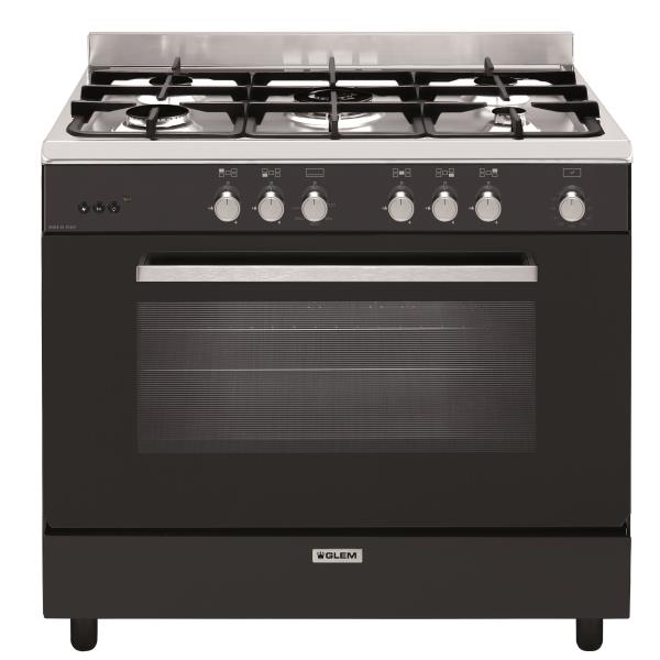 GLEM Piano de cuisson gaz GE960CMBK2