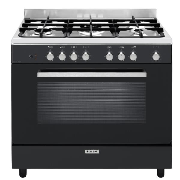 GLEM Piano de cuisson mixte GE960CVBK2