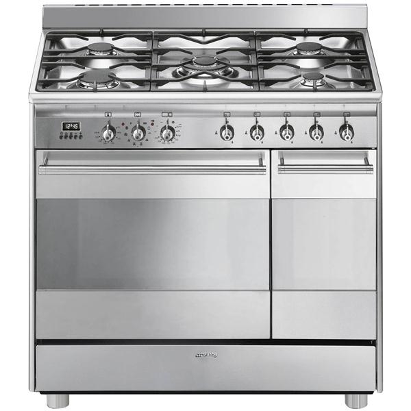 SMEG Piano de cuisson mixte SCB92PX8