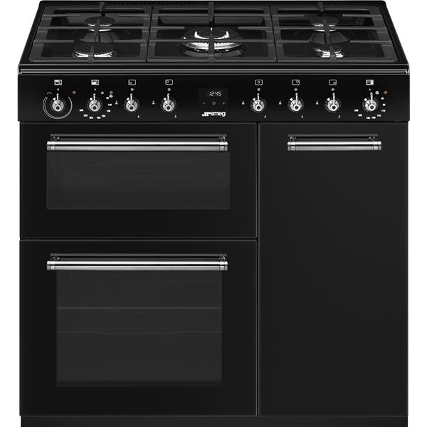 SMEG Piano de cuisson mixte CX93GMBL