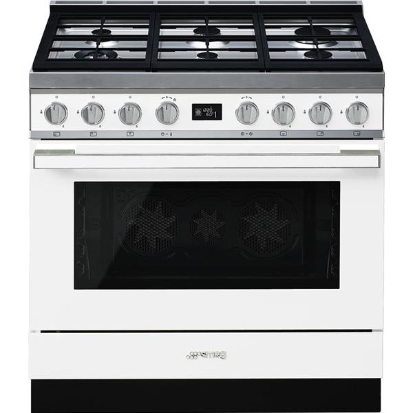 SMEG Piano de cuisson mixte CPF9GPWH