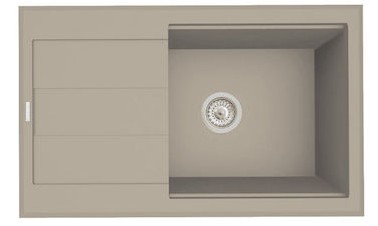 Evier 1 bac granit Sparta Plus Lux dark beige