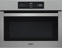 Four à micro-ondes encastrable, Perfect 900w,3D wave,Crisp,Grill 1600w,40L,inox Whirlpool