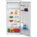 BEKO Frigo Freezer Intégré 122cm, 156L avec compartiment 4* de 19L, porte coulissante, E Beko