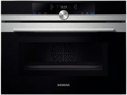 Micro-ondes Compact45-iQ700, Combi Four-Gril Fmo45L, cookControl 14 pgm, Led, inox Siemens