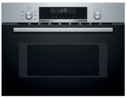Four micro-ondes Encastrables 44L, Air pulsé, grill, cookControl 15,niche 45cm, Inox Bosch