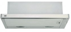 BEKO Hotte télescopique 90cm, 3 vitesses, 1 moteur, halo 2*28w, Inox Beko