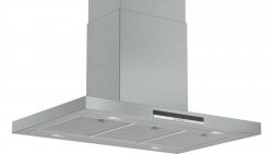BOSCH Hotte Décorative Ilot 90cm, 438-754m³/h, 44db(A), éclairage LED, technologie BLDC Bosch