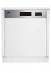 BEKO Lave-vaisselle Intégré 6 Pgm, 6T°, demi-charge, 14cvts, delay 3-6-9h, E, Inox Beko