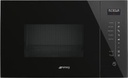 Four micro-ondes avec gril - 900 W - 6 fonctions - 25 L - full touch - Noir Smeg