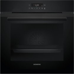 SIEMENS Four colonne iQ300 Multifonction,7 modes,horloge,pyrolyse,cookControl10,vario,noir Siemens