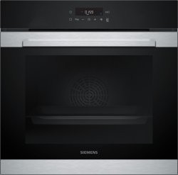 SIEMENS Four colonne iQ300 Multifonction,5 modes,horloge,pyrolyse,cookControl10,vario,inox Siemens