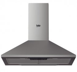 BEKO Hotte décorative 60cm, 185-247-368 m3/h, éclairage halogène 2*28w, E Beko