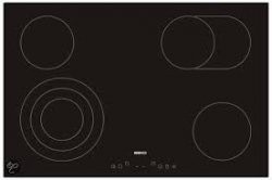 BEKO Taque Vitro 80cm, 4 Hi light (2 duo) + sensor , sans cadre, noir Beko