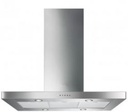 SMEG Hotte décorative d'ilôt central en verre/inox de 90x70cm - 700m³/h Smeg