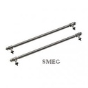 SMEG Barres décoratives pour KC19A + logo Smeg old silver Smeg