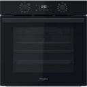 WHIRLPOOL Four en Colonne Multifonction 71L, Hydrolyse, Multi-5,push push, Timer, A+, Noir Whirlpool