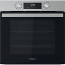 WHIRLPOOL Four en Colonne Multifonction 71L, Hydrolyse, Multi-5,push push, Timer, A+, Inox Whirlpool