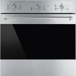 SMEG Four multifonctions (9) - Vapor Clean - sans écran LCD - A-10% - 70 L - inox Smeg
