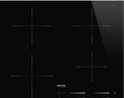 SMEG Table de cuisson induction 60cm, Connected Hood, Intuitive slider, 4 zones, ECO-Logic Smeg