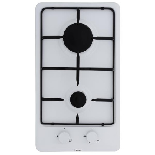 [GT32WH] GLEM Table de cuisson gaz GT32WH