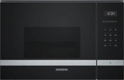 [BE555LMS0] Micro-ondes IQ500-38cm, FMO 900W, 1200W gril, cookControl 8, 25L-31,5cm, inox Siemens