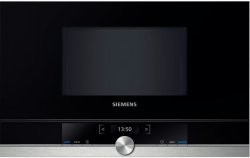 [BF634LGS1] Micro-ondes IQ700-38cm, FMO 900W, cookControl 7, éclairage LED, GAUCHE, inox Siemens