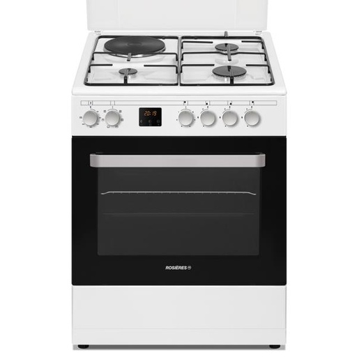 [RGE660CMW/E] ROSIERES Cuisini�re mixte RGE660CMW/E