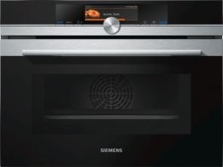 [CM678G4S1] SIEMENS Four compacts 45cm-iQ700,TFT,Combi micro-ondes,15pgm,Activclean,Led,rail tél.1,inox Siem.