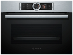 [CSG636BS3] BOSCH Four compacts 45cm-Serie8,Combi fullSteam,12pgm,EcoClean,Assist,Led,A+ inox Bosch